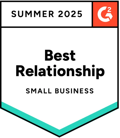 G2 Best Relationship Small Business