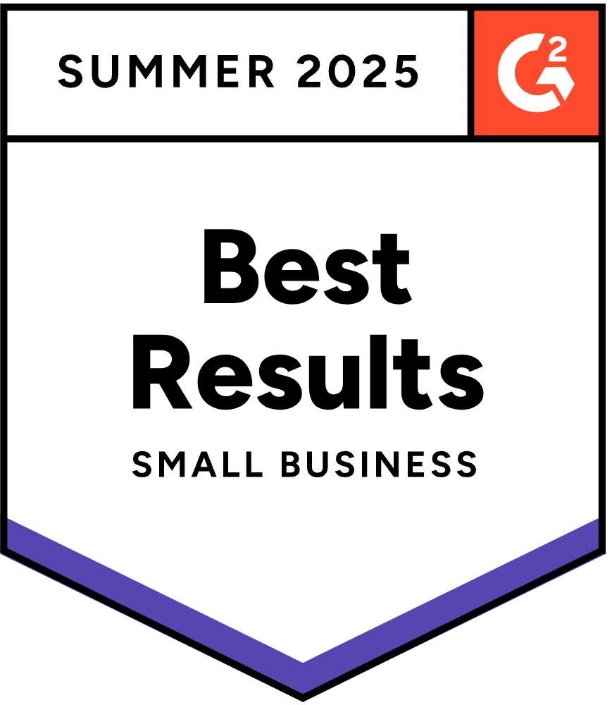 G2 Best Results Small Business